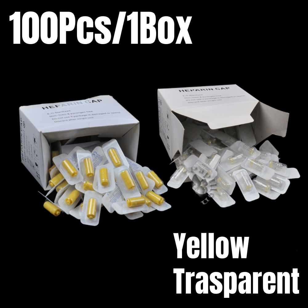 Pet Supplies Direct - 100Pcs/Kotak Tutup Heparin IV Kanula Sekali