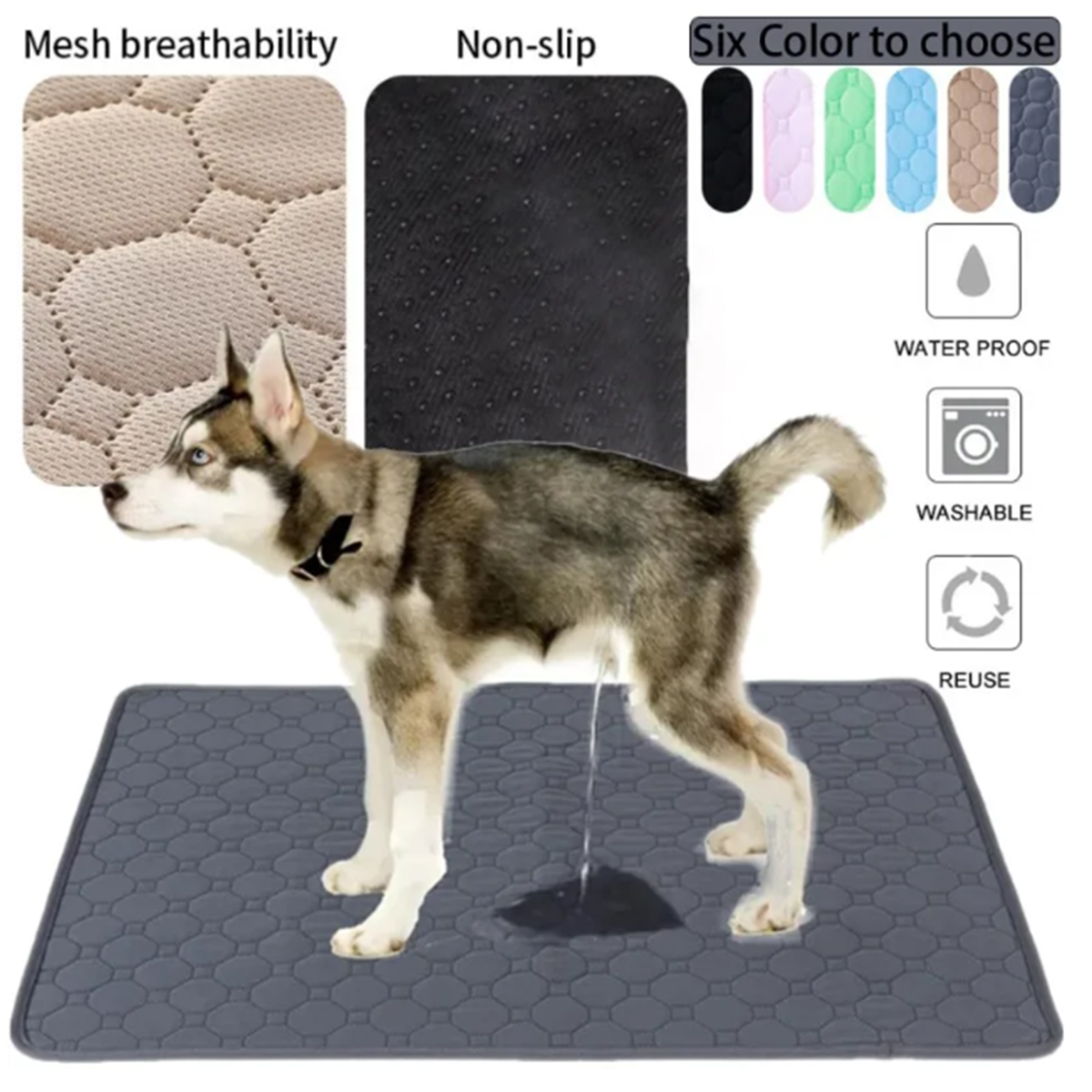 Pet Supplies Dog Wash - Alas Pipis Anjing Dapat Digunakan Kembali,