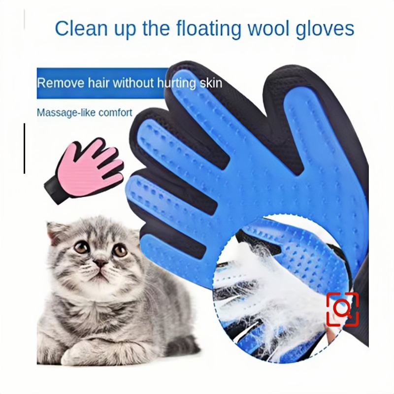 Sarung Tangan Sisir Bulu Hewan - Pet Supplies Grooming ulasan dan harga