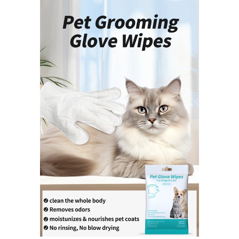 Sarung Tangan Tisu Hewan Pelih - Pet Supplies Dog Wash ulasan dan harga