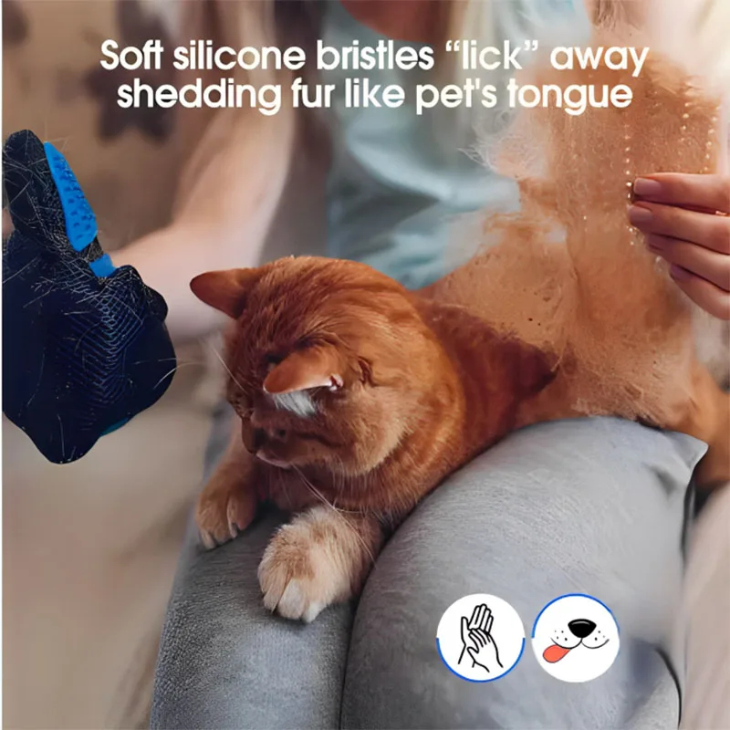 Sarung Tangan Sisir Bulu Hewan - Pet Supplies Grooming ulasan dan harga