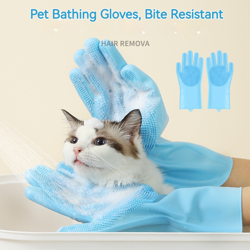 Sarung Tangan Mandi Hewan Peli - Pet Supplies Dog Wash ulasan dan harga