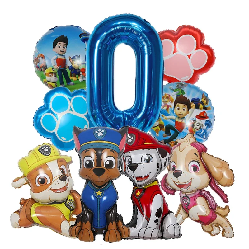 9pcs Balon Foil Kartun Paw Pat - Pet Supplies Direct ulasan dan harga