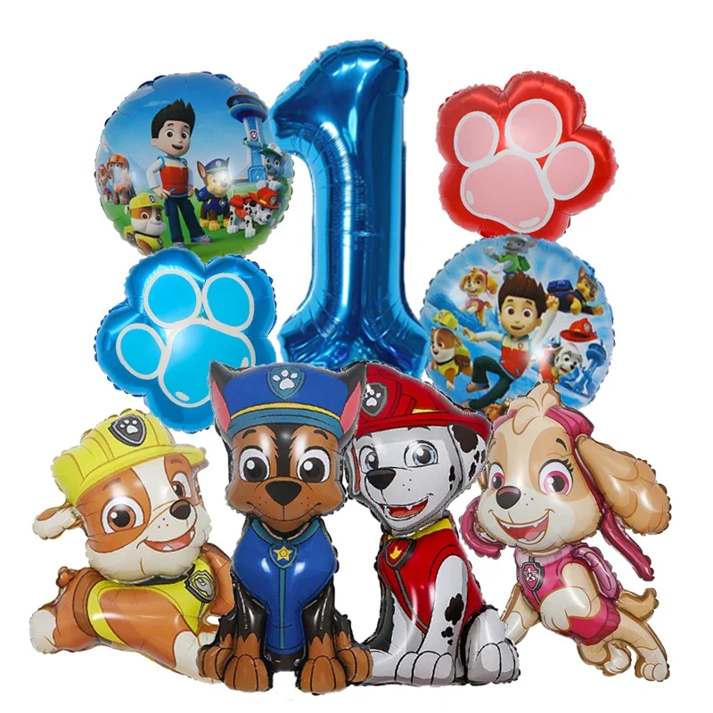 9pcs Balon Foil Kartun Paw Pat - Pet Supplies Direct ulasan dan harga