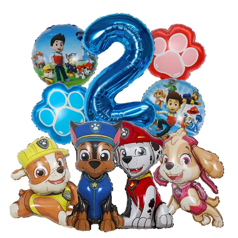 9pcs Balon Foil Kartun Paw Pat - Pet Supplies Direct ulasan dan harga