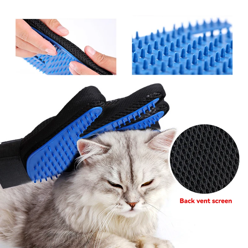 Sarung Tangan Sisir Bulu Hewan - Pet Supplies Grooming ulasan dan harga
